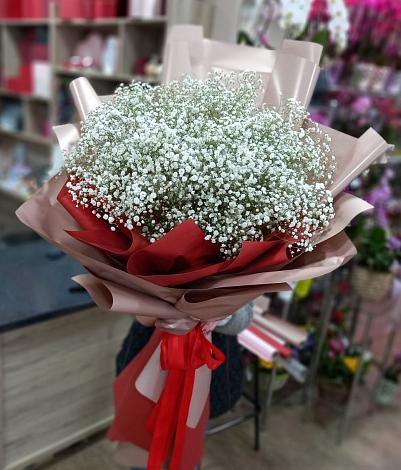 Букет цветов из: Гипсофила в Челюскинский