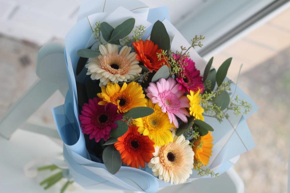 Букет цветов из: Герберы в Челюскинский