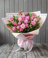 Букет Розовый кустик #REPLACE_PRED# Челюскинский