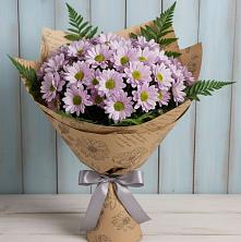 Букет цветов из:  Хризантемы в Челюскинский