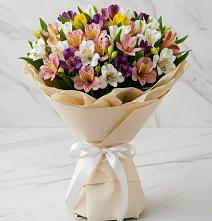 Букет цветов из:  Альстромерии #REPLACE_PRED# Челюскинский