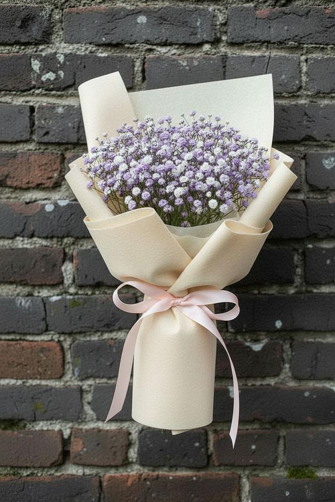 Букет цветов из: Гипсофила в Челюскинский