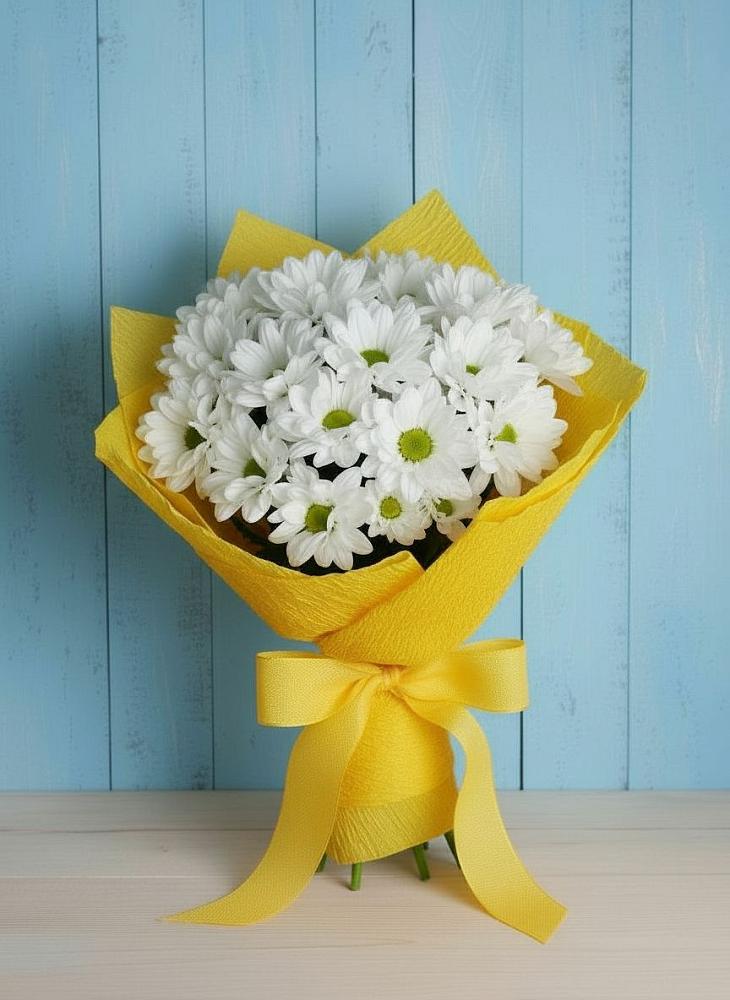 Букет цветов из: Хризантемы в Челюскинский
