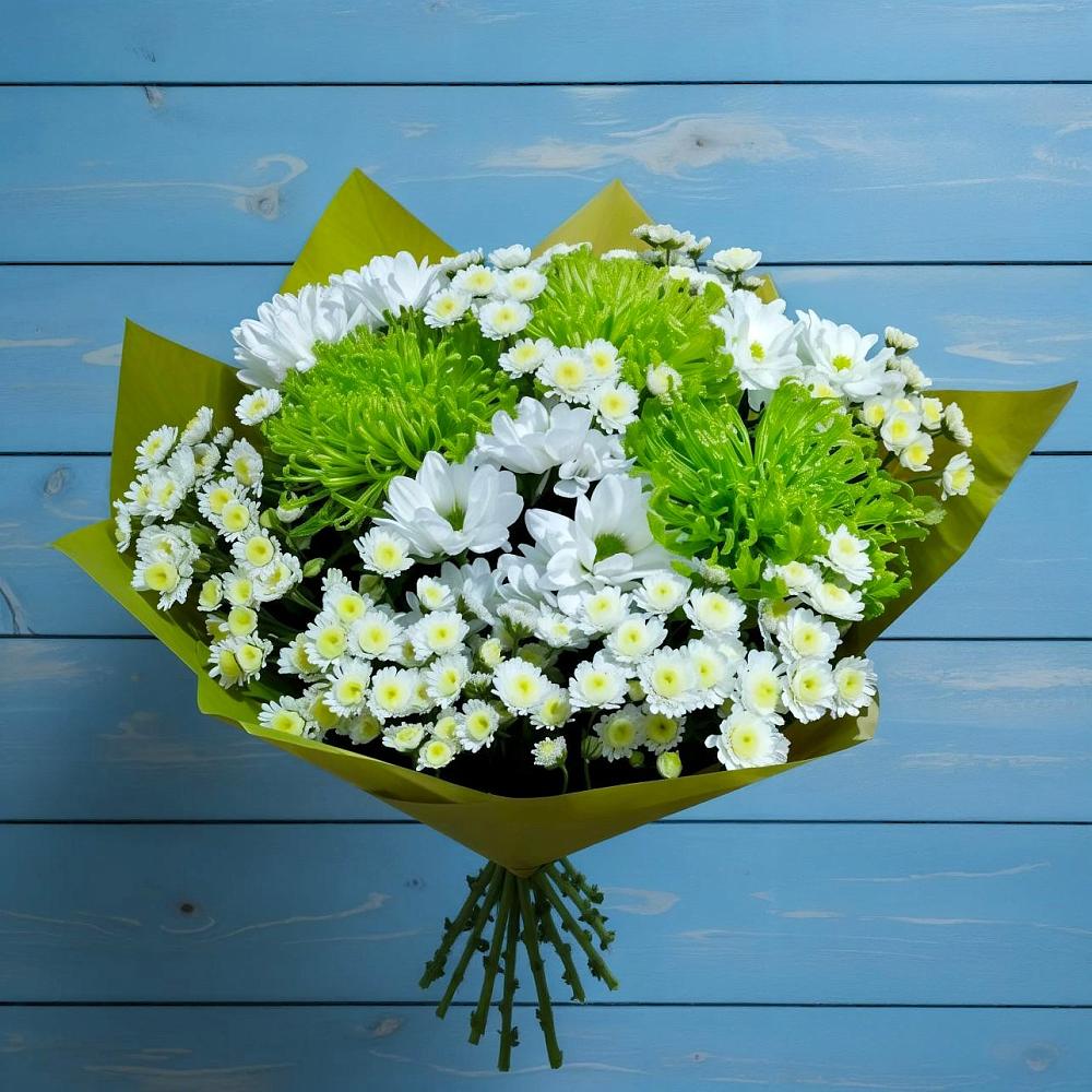 Букет цветов из: Хризантемы в Челюскинский