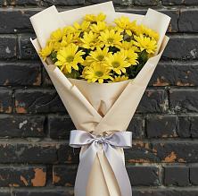 Букет цветов из:  Хризантемы в Челюскинский