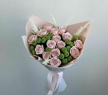 Букет цветов из:  Розы и Хризантемы в Челюскинский