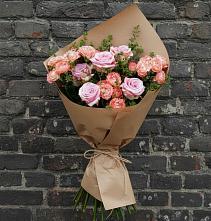Букет цветов из:  Розы в Челюскинский