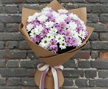 Букет цветов из:  Хризантемы #REPLACE_PRED# Челюскинский