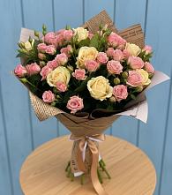 Букет цветов из:  Розы #REPLACE_PRED# Челюскинский