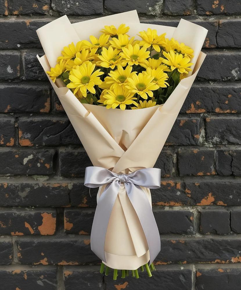 Букет цветов из: Хризантемы в Челюскинский