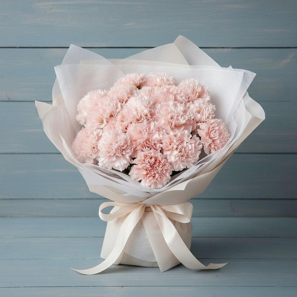 Букет цветов из: Гвоздики в Челюскинский