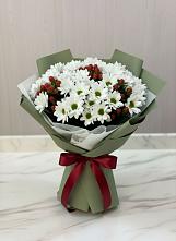 Букет цветов из:  Хризантемы в Челюскинский