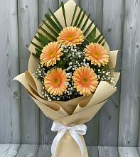 Букет цветов из:  Герберы в Челюскинский